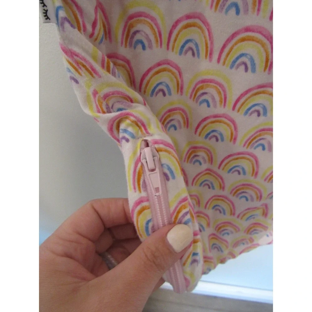 Little Sleepies Rainbow Bamboo Viscose Seasonless Sleep Sack 18-36 Months Pink